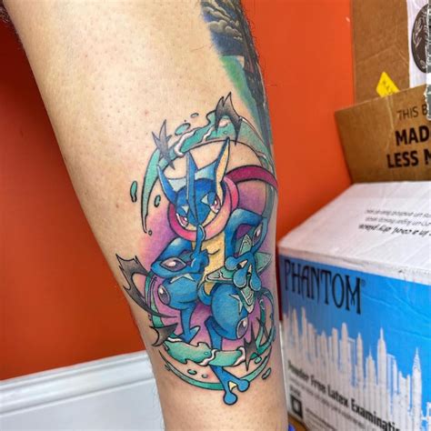 ash greninja tattoo|Greninja .